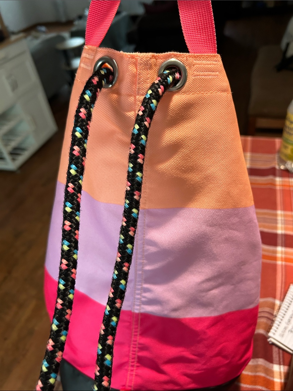 Shoulder/Backpack Style Drawstring Bag - Picture 4 of 9